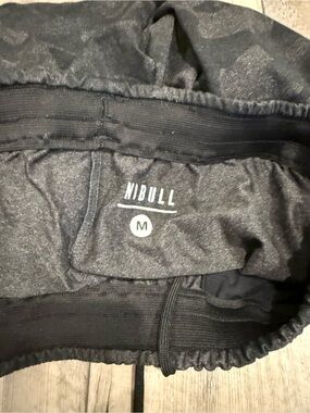 NOBULL Men's/Unisex Black Camo Pants - Size M